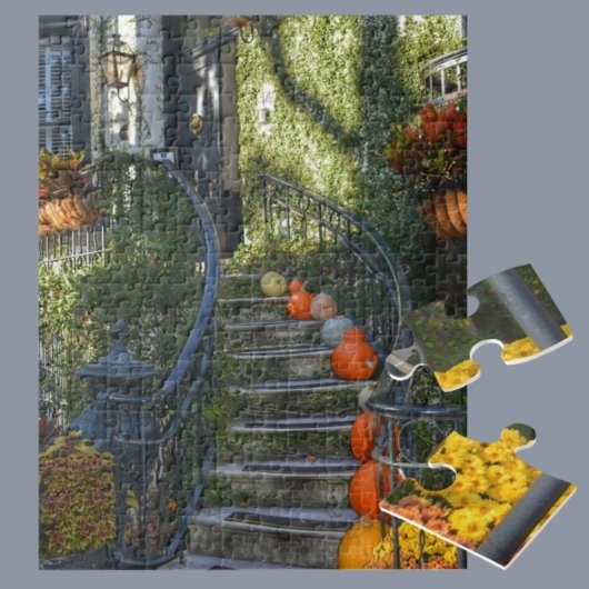 Savannah Georgia Historisch huis Herfst Legpuzzel