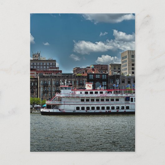 savannah georgia historische architectuur oude cit briefkaart (Voorkant)