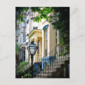 Savannah Georgia Historische binnenstad huizen Briefkaart (Voorkant)