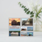 Savannah, Georgia Holiday Briefkaart (Staand voorkant)