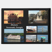 Savannah, Georgia Holiday Briefkaart Magneet (Voorkant)