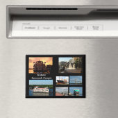 Savannah, Georgia Holiday Briefkaart Magneet (Insitu (Vaatwasser))