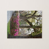 Savannah Georgia in Spring Forsyth Park Azaleas Oa Legpuzzel (Horizontaal)
