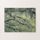Savannah, Georgia, levende eik behangen met Legpuzzel (Horizontaal)