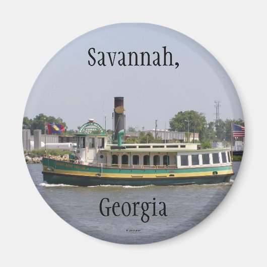 Savannah, Georgia Magneet (Voorkant)