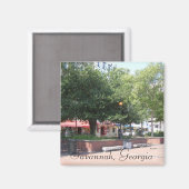 Savannah, Georgia Magneet (Voorkant / Achterkant)