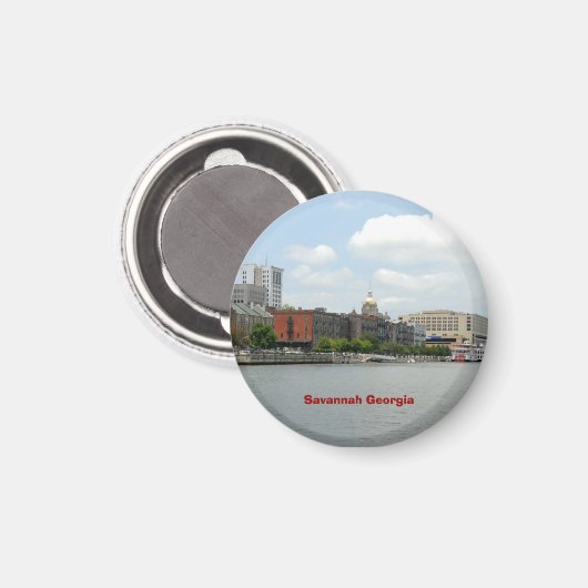Savannah Georgia Magneet (Voorkant / Achterkant)