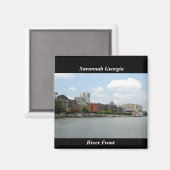 Savannah Georgia Magneet (Voorkant / Achterkant)