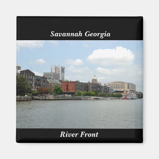 Savannah Georgia Magneet (Voorkant)