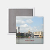 Savannah Georgia Magneet (Voorkant / Achterkant)