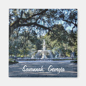 Savannah Georgia Magnet (Voorkant)