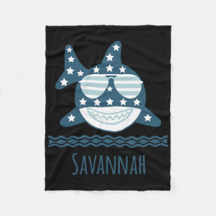 Savannah Georgia Nautische Kust Vissen Bootvaren Fleece Deken