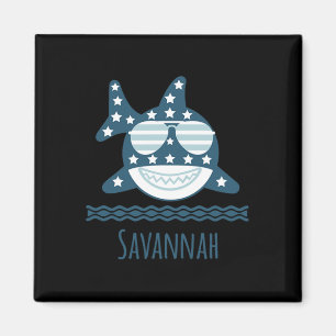 Savannah Georgia Nautische kust Vissende boot Magneet