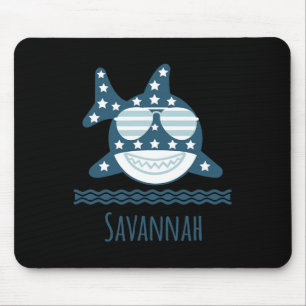 Savannah Georgia Nautische kust Vissende boot Muismat