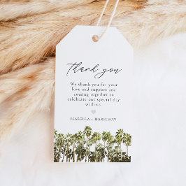 SAVANNAH Georgia Palmboom Favor Cadeautag Cadeaulabel