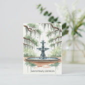 Savannah Georgia Postcard Briefkaart (Staand voorkant)
