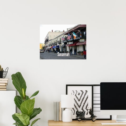 Savannah Georgia Poster (Thuiskantoor)