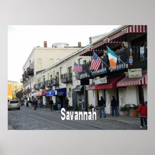 Savannah Georgia Poster (Voorkant)