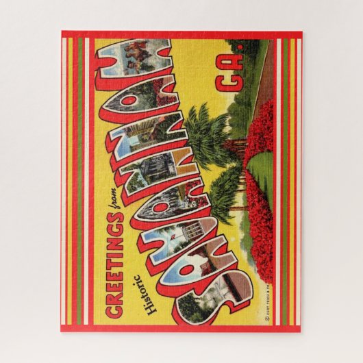Savannah Georgia  puzzel Legpuzzel (Verticaal)