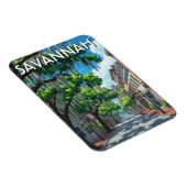 Savannah Georgia Reizen Magneet (Rechterzijde)
