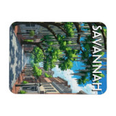 Savannah Georgia Reizen Magneet (Horizontaal)