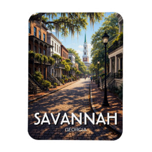 Savannah Georgia Reizen Magneet