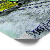 Savannah Georgia River Street cityscape art print (Hoek)