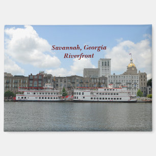 Savannah Georgia riverfront magneet