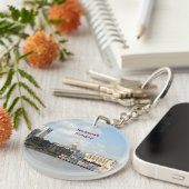 Savannah, Georgia Riverfront Sleutelhanger (Voorkant Rechts)