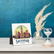Savannah Georgia Silhouette
