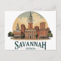 Savannah Georgia Skyline