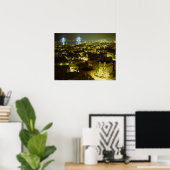 Savannah Georgia Skyline Poster (Thuiskantoor)