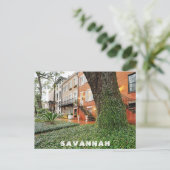Savannah Georgia Southern Architecture Reizen Briefkaart (Staand voorkant)