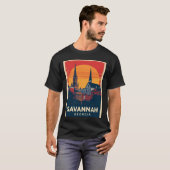 Savannah, Georgia T-shirt (Voorkant volledig)