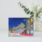 Savannah Georgia Town USA Waterfront Evening River Briefkaart (Staand voorkant)