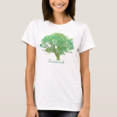 Savannah Georgia Tree T-shirt (Voorkant)