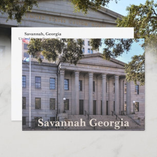 Savannah Georgia US Douane Fotografie Briefkaart