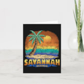 Savannah Georgia  Verdrietig Souvenir Kaart (Voorkant)