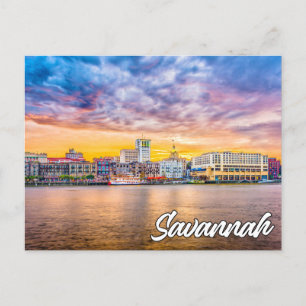 Savannah, Georgia, Verenigde Staten Briefkaart