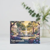 Savannah, Georgia, VS Briefkaart (Staand voorkant)
