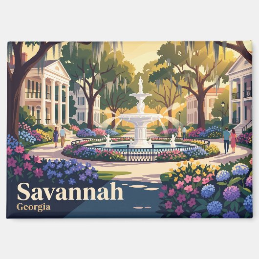 Savannah, Georgia, VS Magneet (Voorkant)