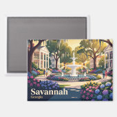 Savannah, Georgia, VS Magneet (Voorkant / Achterkant)