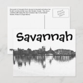 Savannah, Georiga, VS. Briefkaart (Voorkant / Achterkant)