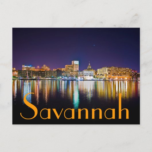 Savannah, Georiga, VS. Briefkaart (Voorkant)