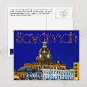 Savannah, Georiga, VS. Briefkaart (Voorkant / Achterkant)