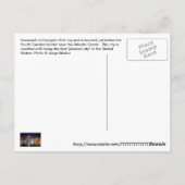 Savannah, Georiga, VS. Briefkaart (Achterkant)