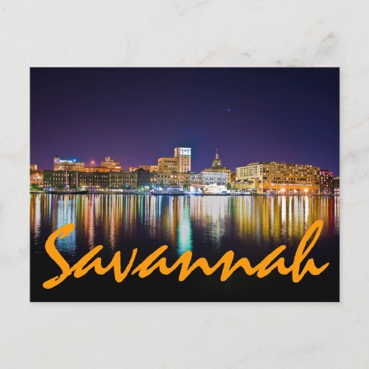 Savannah, Georiga, VS. Briefkaart (Voorkant)