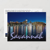 Savannah, Georiga, VS. Briefkaart (Voorkant / Achterkant)