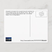 Savannah, Georiga, VS. Briefkaart (Achterkant)