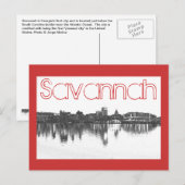 Savannah, Georiga, VS. Briefkaart (Voorkant / Achterkant)